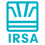 Logo IRSA en color turquesa
