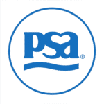 Logotipo _psa_ con borde circular